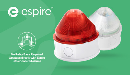 ESP introduces Espire IP65 Mains Sounder Strobe 