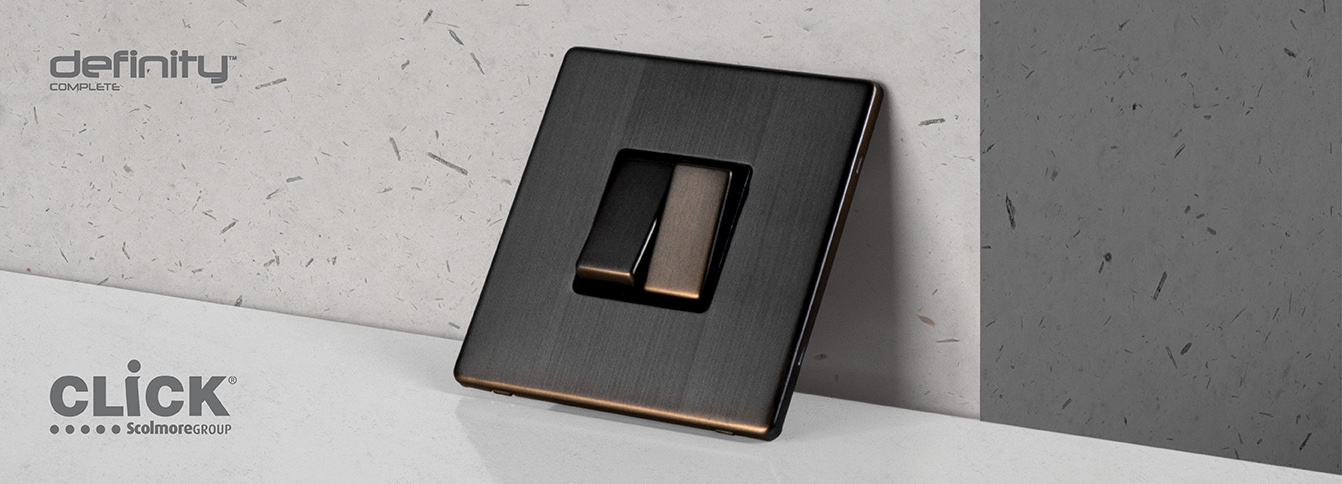 Click Scolmore introduces Definity Complete in Matt Bronze