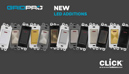 Click Scolmore Enhances GridPro Modules with LED Indication