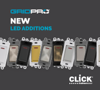 Click Scolmore Enhances GridPro Modules with LED Indication