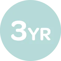 3 year warranty