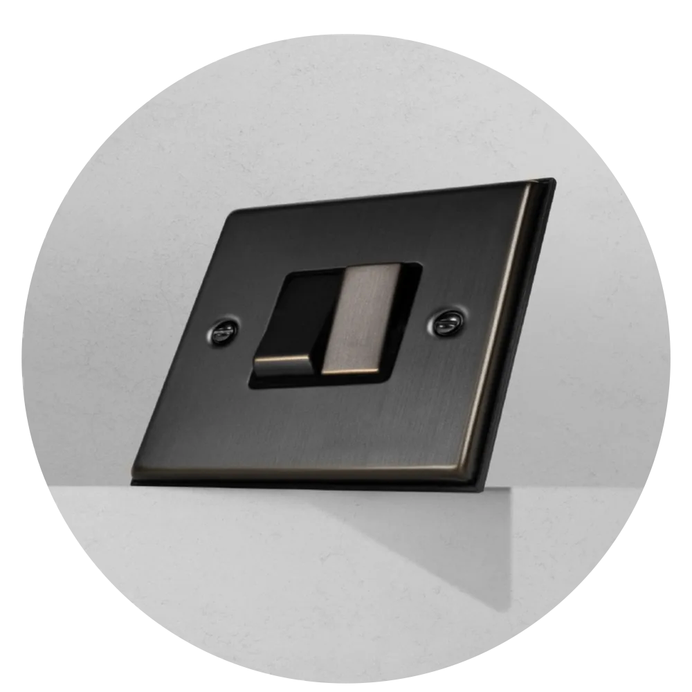 Bronze Screwless Switch