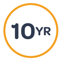10 year warranty