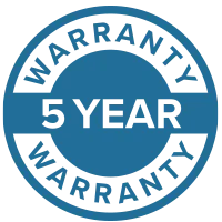 5 Year Warranty