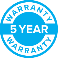 5 year warranty