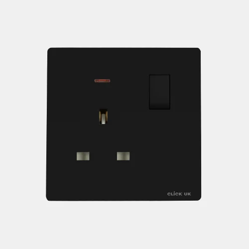 Matt Black Wiring Accessories