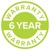 6 Year Warranty